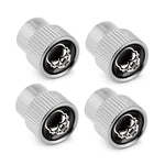 Tappo valvola in alluminio universale per pneumatici scheletrati da 4 pezzi / set