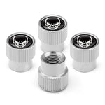 Tappo valvola in alluminio universale per pneumatici scheletrati da 4 pezzi / set
