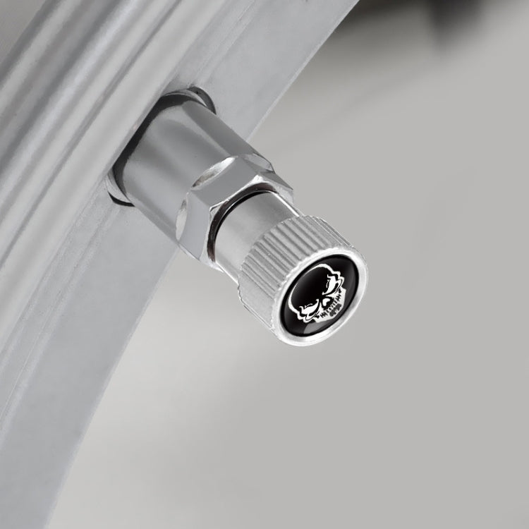 Tappo valvola in alluminio universale per pneumatici scheletrati da 4 pezzi / set
