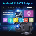 Proiettore Android 11 HY320 1080P 390ANSI 4K Wifi 6