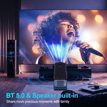 Proiettore Android 11 HY320 1080P 390ANSI 4K Wifi 6