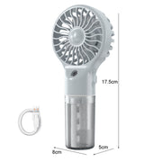 Ventilatore elettrico per idratazione portatile ricaricabile tramite USB