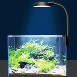 Lampada per piante acquatiche traslucide per acquario, luce a clip LED per acquario da 5 W. Spina USB