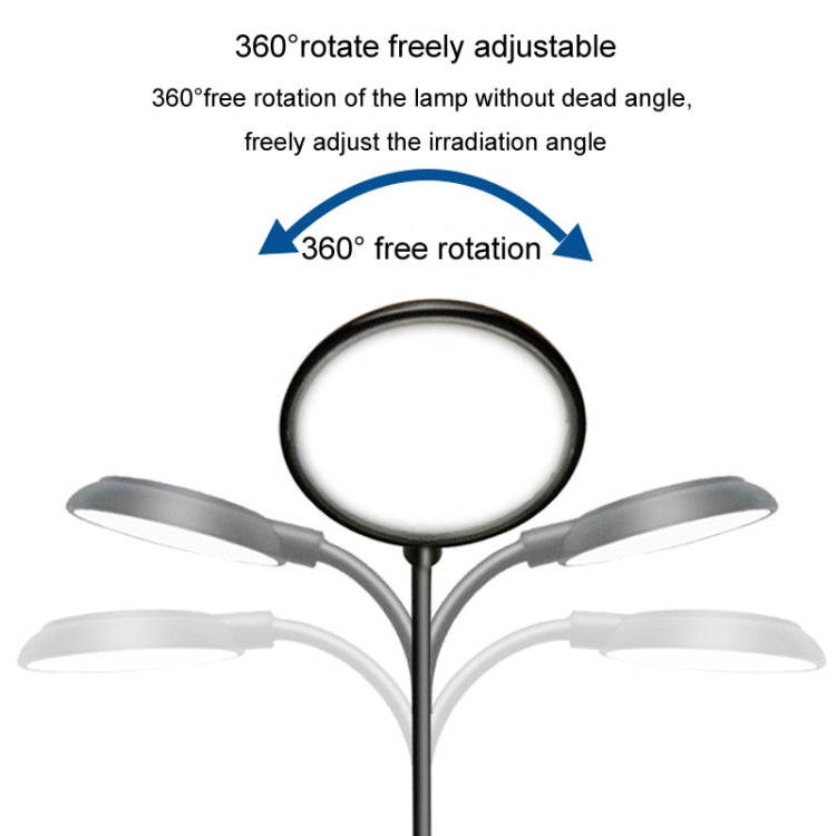 Lampada per piante acquatiche traslucide per acquario, luce a clip LED per acquario da 5 W. Spina USB