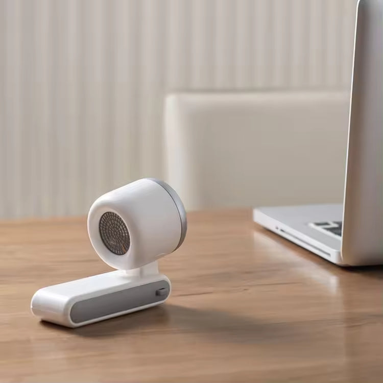 Ventola turbo pieghevole portatile appesa al collo e desktop a doppio uso 5 marce regolabile con display digitale
