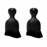Spazzola per la rimozione della polvere dello spazio di uscita dell'aria della spazzola per la pulizia degli interni dell'auto da 2 pezzi, OPP Black, Protective Case Black