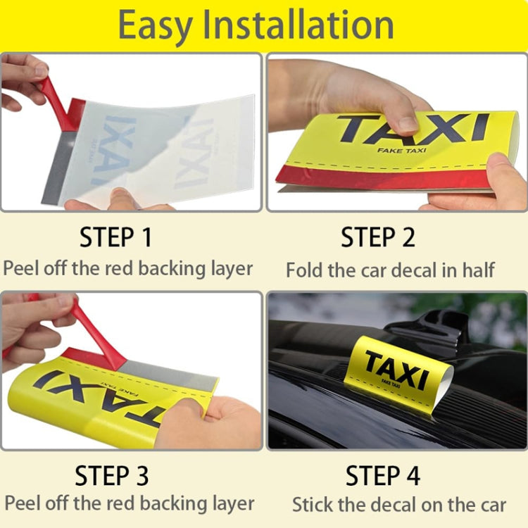 TAXI Washed Mark Label Adesivi decorativi personalizzati per auto