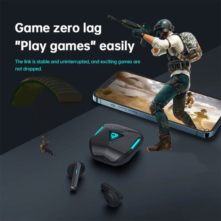 Lenovo TG132 Auricolari Bluetooth 5.3 senza fili Ritardo senza sensore Ultra lunga durata Sport Gioco musicale Uso di gioco