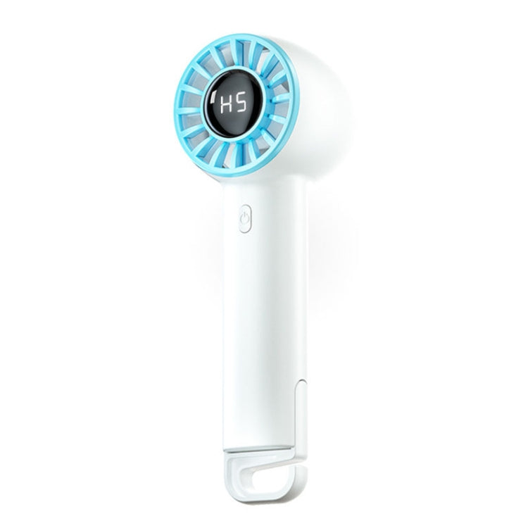 Ventilatore portatile con fibbia pieghevole portatile con display digitale con ricarica USB