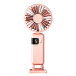 Ventilatore portatile pieghevole con display digitale USB