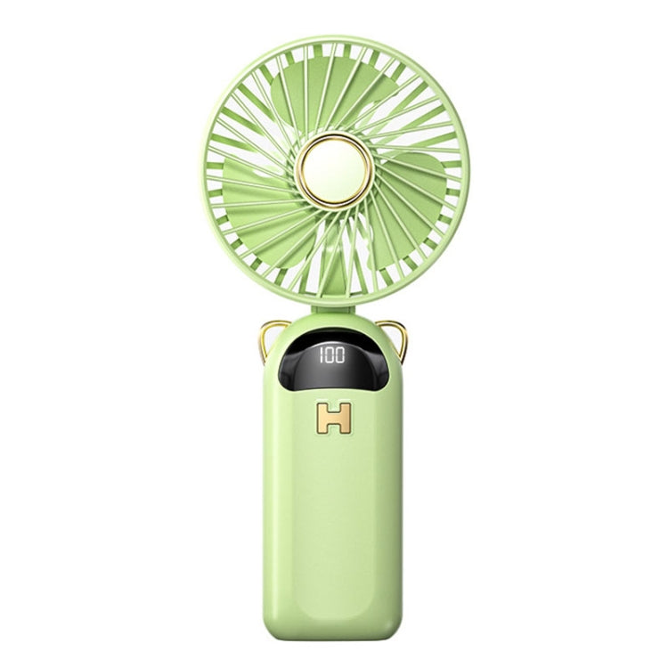 Ventilatore portatile USB pieghevole con display digitale