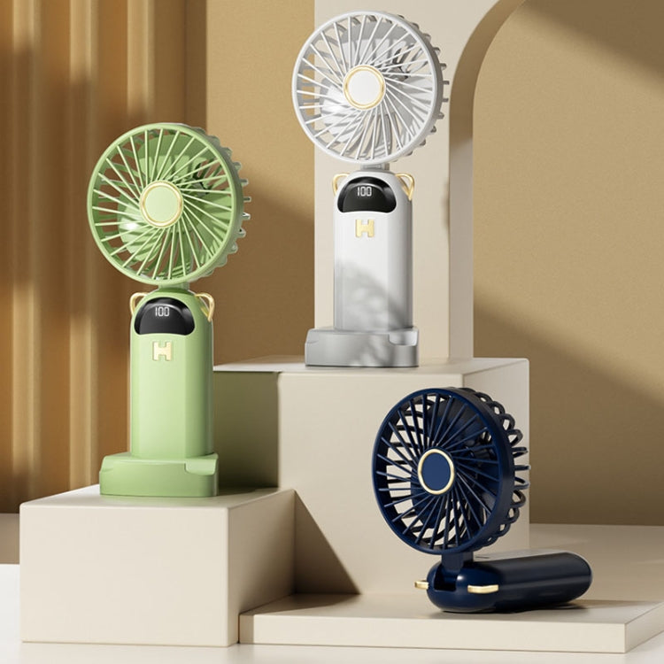 Ventilatore portatile USB pieghevole con display digitale