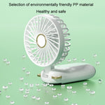Ventilatore portatile USB pieghevole con display digitale
