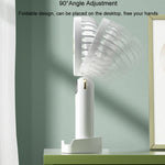 Ventilatore portatile USB pieghevole con display digitale