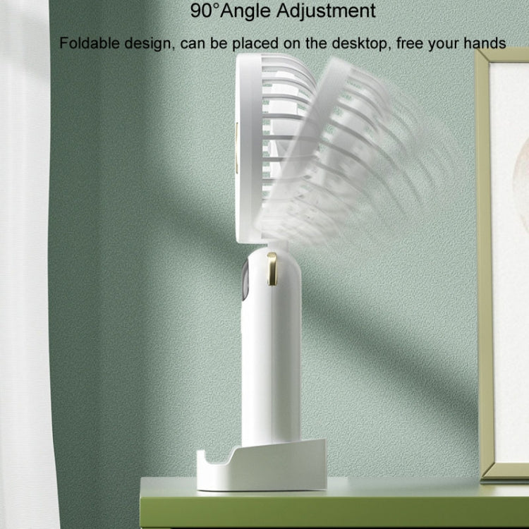 Ventilatore portatile USB pieghevole con display digitale