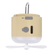 Tenda da campeggio esterna appesa alla luce ambientale con ventola per umidificazione a spruzzo magnetico