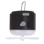 Lampada da campeggio con ventola e umidificatore spray