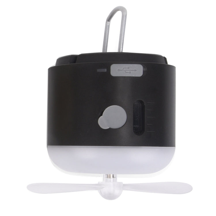 Lampada da campeggio con ventola e umidificatore spray