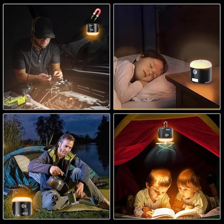 Lampada da campeggio con ventola e umidificatore spray