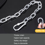 Cintura con pesi per trazioni e allenamento per la forza lombare. Cintura con pesi per estensione del braccio a doppia barra, Paste, Paste+70cm Iron Chain+2 Hooks, Metal Buckle, Metal Buckle+70cm Iron Chain+2 Hooks, Double Layer Paste                  ...