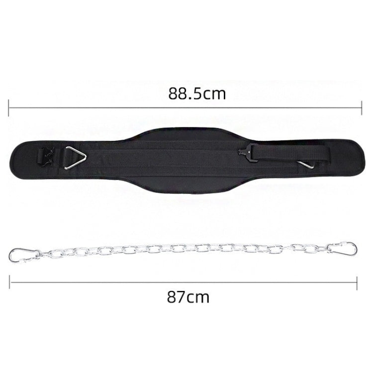 Cintura con pesi per trazioni e allenamento per la forza lombare. Cintura con pesi per estensione del braccio a doppia barra, Paste, Paste+70cm Iron Chain+2 Hooks, Metal Buckle, Metal Buckle+70cm Iron Chain+2 Hooks, Double Layer Paste                  ...