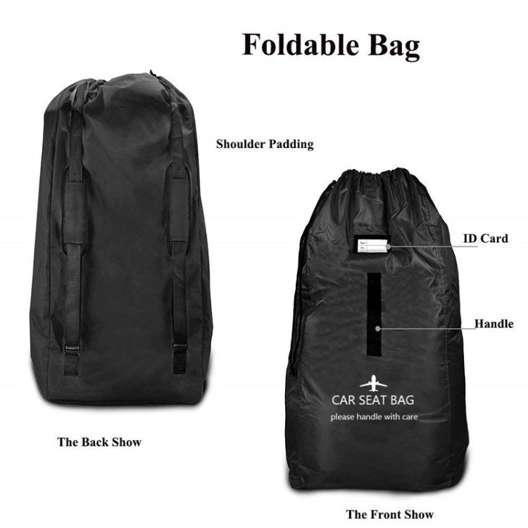 Borsa da viaggio per seggiolino di sicurezza per auto, borsa per passeggino per sedia a rotelle