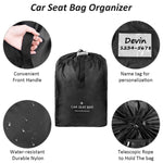 Borsa da viaggio per seggiolino di sicurezza per auto, borsa per passeggino per sedia a rotelle