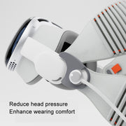 Per Apple Vision Pro 1 paio di accessori per uso a maglia con doppia fibbia per copricapo