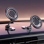 Supporto magnetico pieghevole per telefono da auto, girevole, supporto di navigazione adesivo per cruscotto, D33