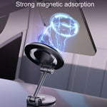 Supporto magnetico pieghevole per telefono da auto, girevole, supporto di navigazione adesivo per cruscotto, D33