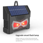 Repellente per animali con flash LED ad ultrasuoni per esterni, repellente per topi solari