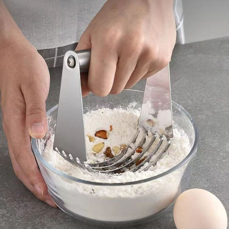 Gadget per taglierina per farina da cucina, impastatrice curva a 5 strati in acciaio inossidabile