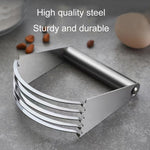 Gadget per taglierina per farina da cucina, impastatrice curva a 5 strati in acciaio inossidabile