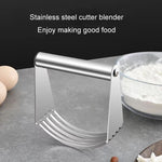 Gadget per taglierina per farina da cucina, impastatrice curva a 5 strati in acciaio inossidabile