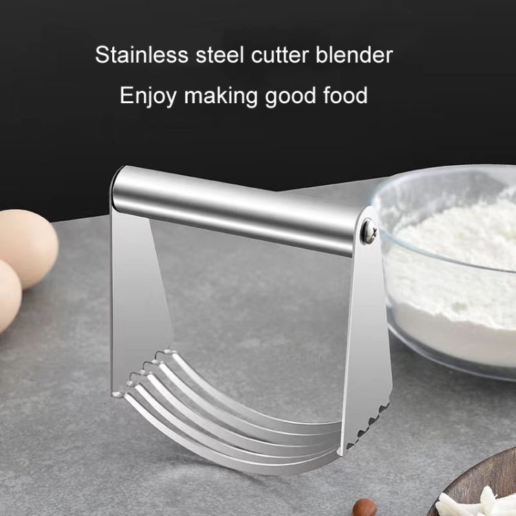 Gadget per taglierina per farina da cucina, impastatrice curva a 5 strati in acciaio inossidabile
