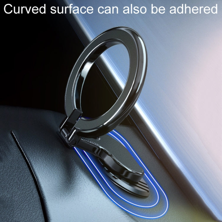 Supporto magnetico pieghevole per telefono da auto, volante girevole, supporto di navigazione adesivo, D21