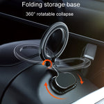 Supporto magnetico pieghevole per telefono da auto, volante girevole, supporto di navigazione adesivo, D21