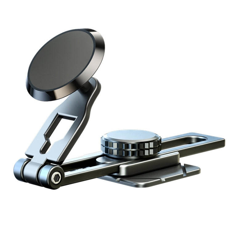 Supporto per telefono da auto con sospensione pieghevole Supporto di navigazione in metallo a scorrimento magnetico, D31