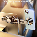 Supporto per telefono da auto con sospensione pieghevole Supporto di navigazione in metallo a scorrimento magnetico, D31