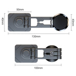 Supporto per telefono da auto con sospensione pieghevole Supporto di navigazione in metallo di tipo adesivo magnetico, D30