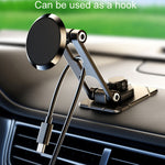 Supporto per telefono da auto con sospensione pieghevole Supporto di navigazione in metallo di tipo adesivo magnetico, D30