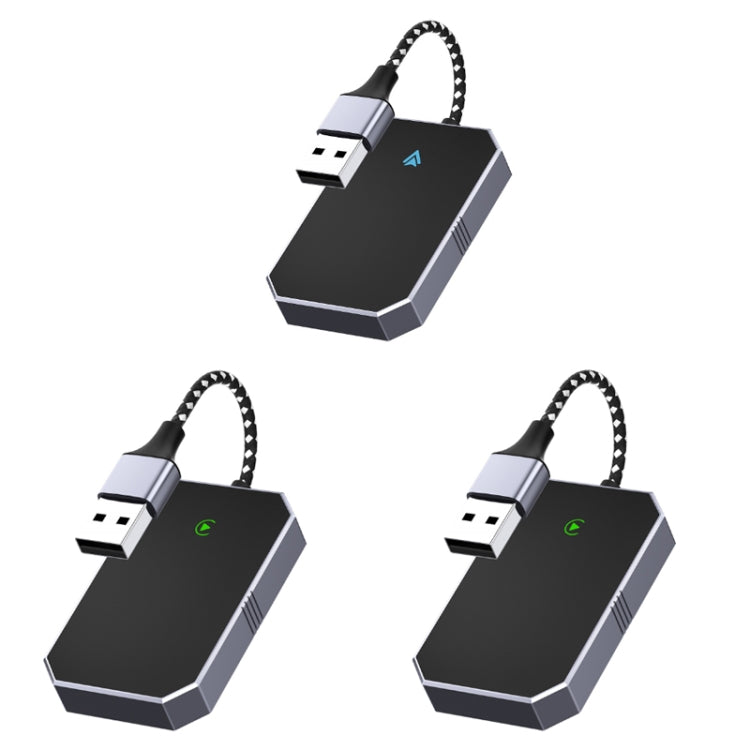 Scatola Carplay per auto cablata con adattatore Bluetooth wireless, For Android, For IOS, 2 in 1