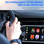 Scatola Carplay per auto cablata con adattatore Bluetooth wireless, For Android, For IOS, 2 in 1