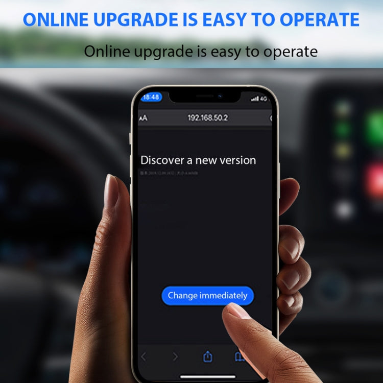 Scatola Carplay per auto cablata con adattatore Bluetooth wireless, For Android, For IOS, 2 in 1