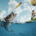 6 colori / set HENGJIA MI169 Minnow sommerso Dummy Bait Lua Esche da pesca dure, 12cm 13.6g