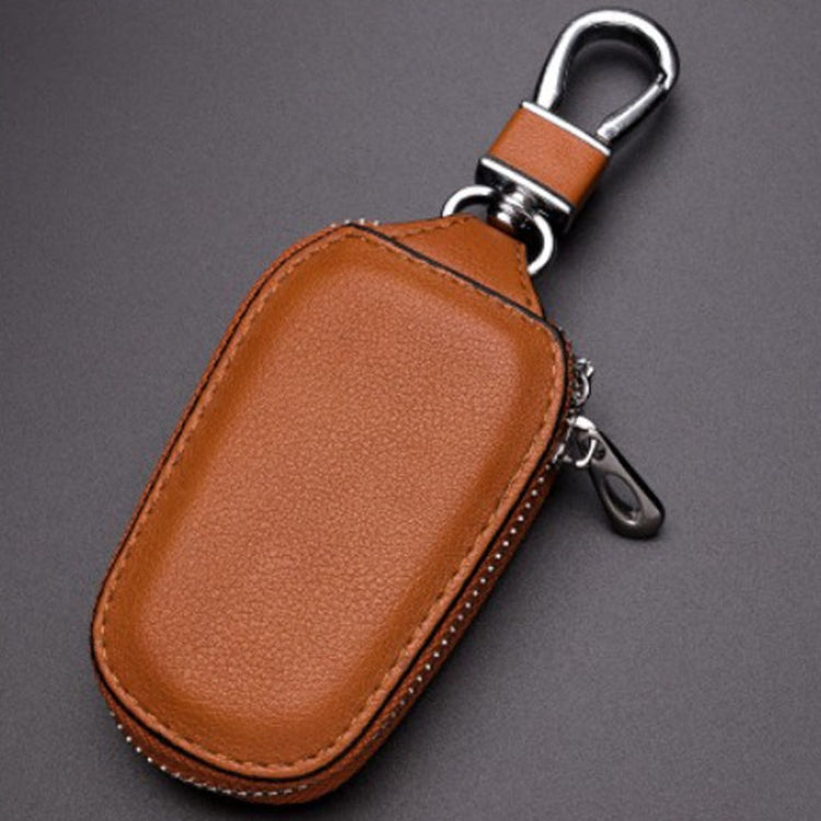 Borsa multifunzionale per chiavi per auto da uomo in pelle, borsa portaoggetti per chiavi universale da appendere in vita di grande capacità