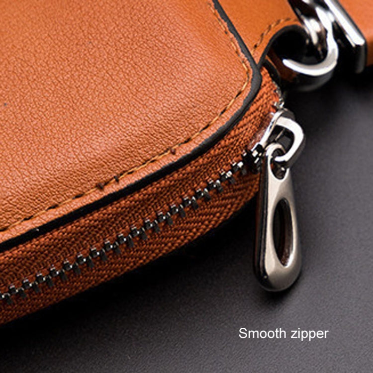 Borsa multifunzionale per chiavi per auto da uomo in pelle, borsa portaoggetti per chiavi universale da appendere in vita di grande capacità