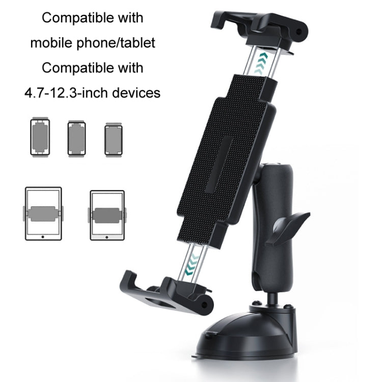 Supporto pieghevole multifunzionale per cellulare da cruscotto per auto, Folding Back Clip, Folding Back Clip+Plastic Oval Ball, Folding Back Clip+Metal Oval Ball, Base Screw Fixation, Suction Cup Base Type A, Suction Cup Base Type B                   ...