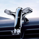 BUDK Supporto per telefono per auto con sensore di gravità triangolare Supporto per navigazione per presa d'aria per auto, Buckle Model, Adhesive Model, Suction Cup Base Model, Bent Suction Cup Base Model, Hook Model