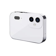 D6 CCD HD Fotocamera digitale Film Musica Smart Camera Touch Screen Videoregistratore per schede studentesche, memoria esclusa, Black, White